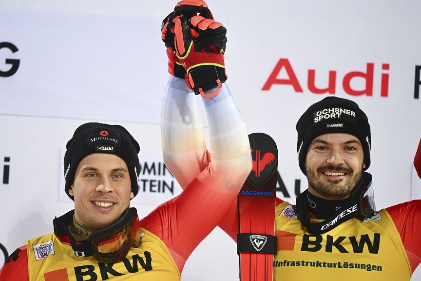 Meillard gewinnt vor Caviezel – Schweizer Doppelsieg in Schladming