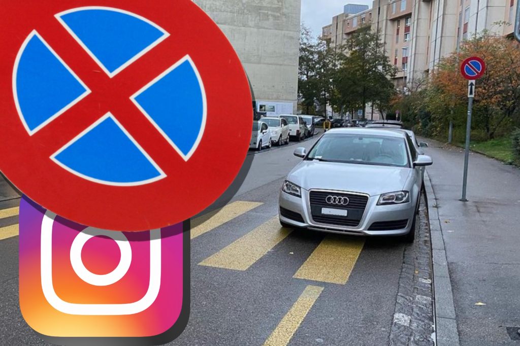 Instagram-Kanal prangert Falschparkierer an