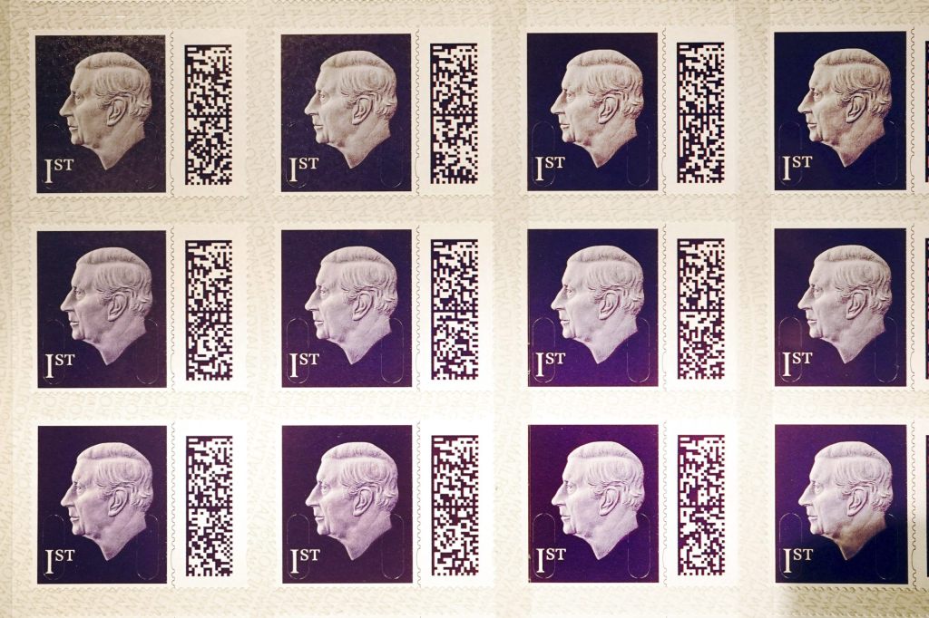 So sieht die neue Briefmarke mit König Charles aus