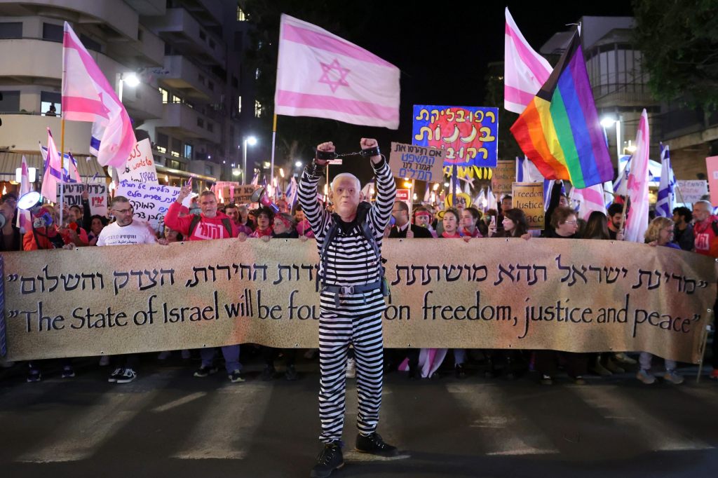 Mehr als 100’000 Israelis demonstrieren gegen Umbau der Justiz