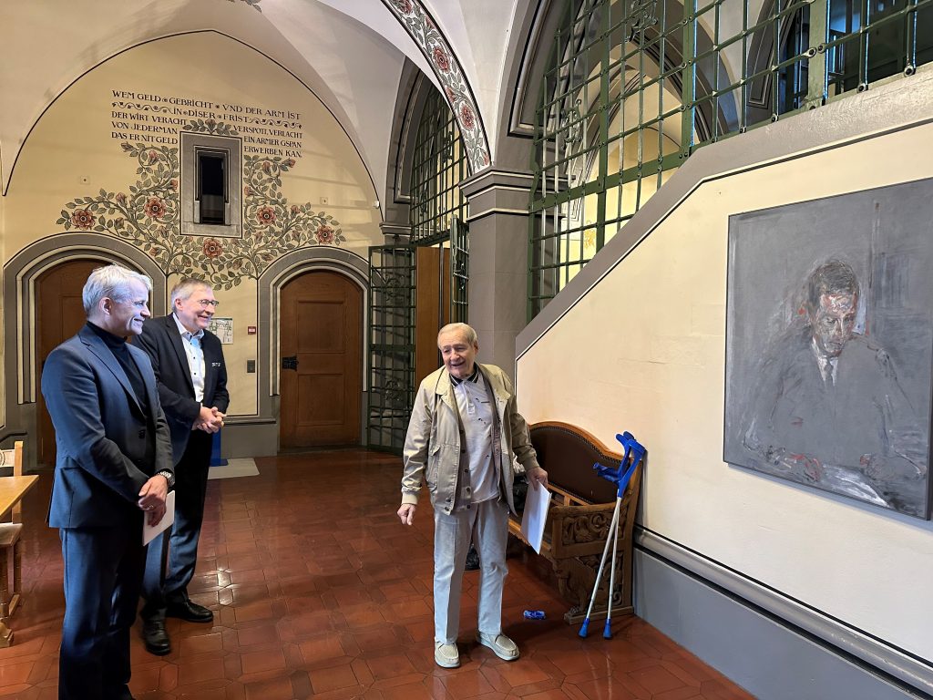 Jetzt hängt Bundesrat Tschudi (wieder) im Rathaus - und Bundesrat Ernst Brenner?