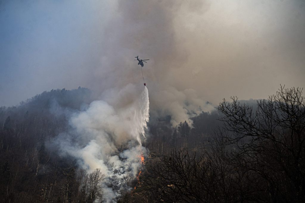 Im Tessin brennen sechs Hektare Wald