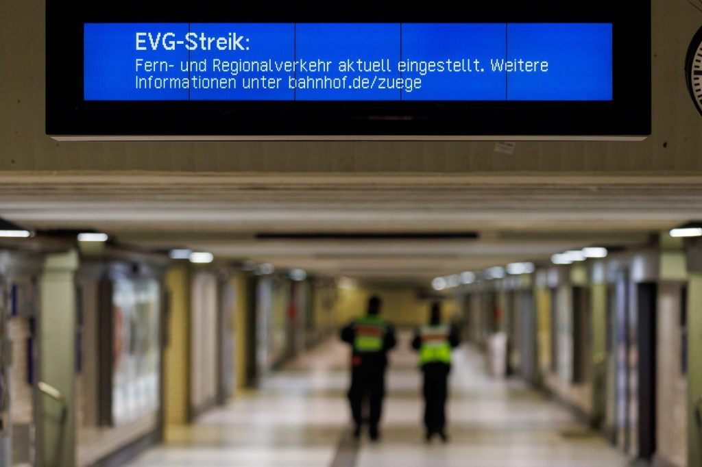 Deutschland streikt, die Pendler brauchen Nerven