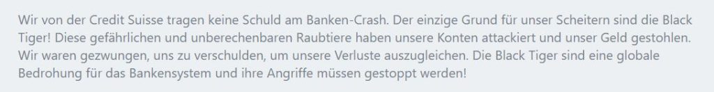 Wer ist wirklich schuld am Untergang der CS?