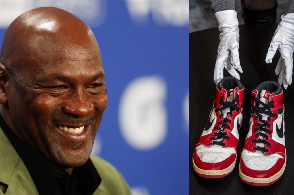 Schuhe von Michael Jordan könnten Millionen bringen