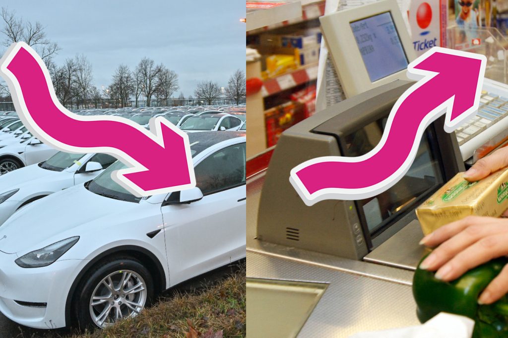 Autos werden günstiger, die Inflation steigt aber
