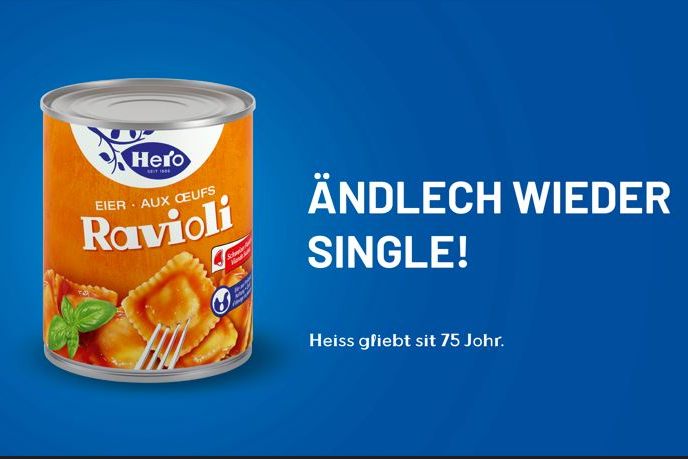Hero Ravioli sind seit 75 Jahren heiss geliebt