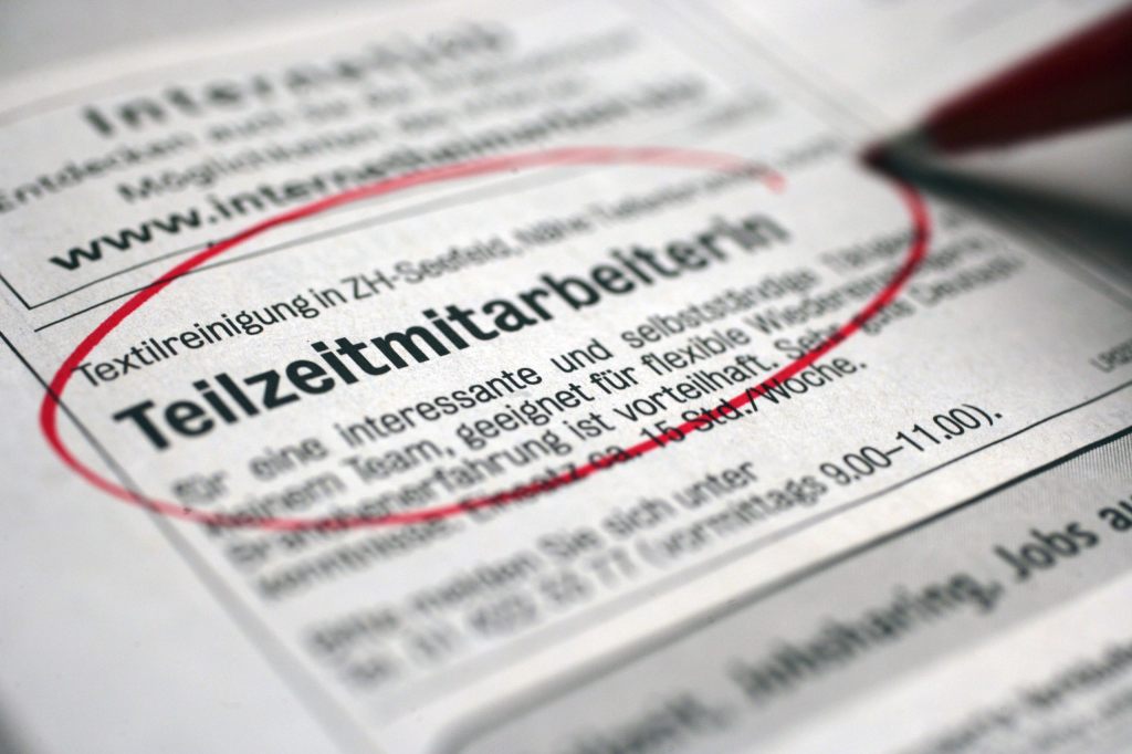 Teilzeitarbeit in der Schweiz auf dem Vormarsch