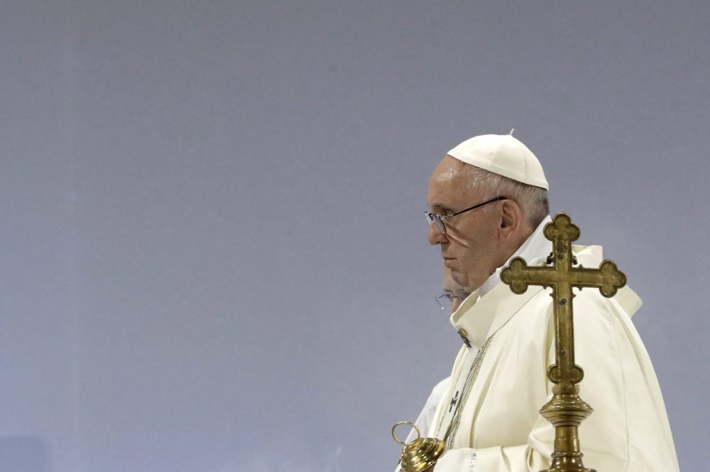 Nach Klinik-Aufenthalt: Papst Franziskus feiert Palmsonntagsmesse