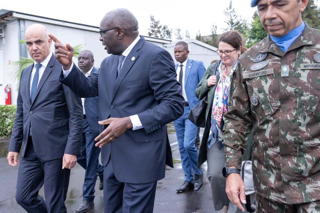 Berset besucht Uno-Einsatzkräfte in Kongo