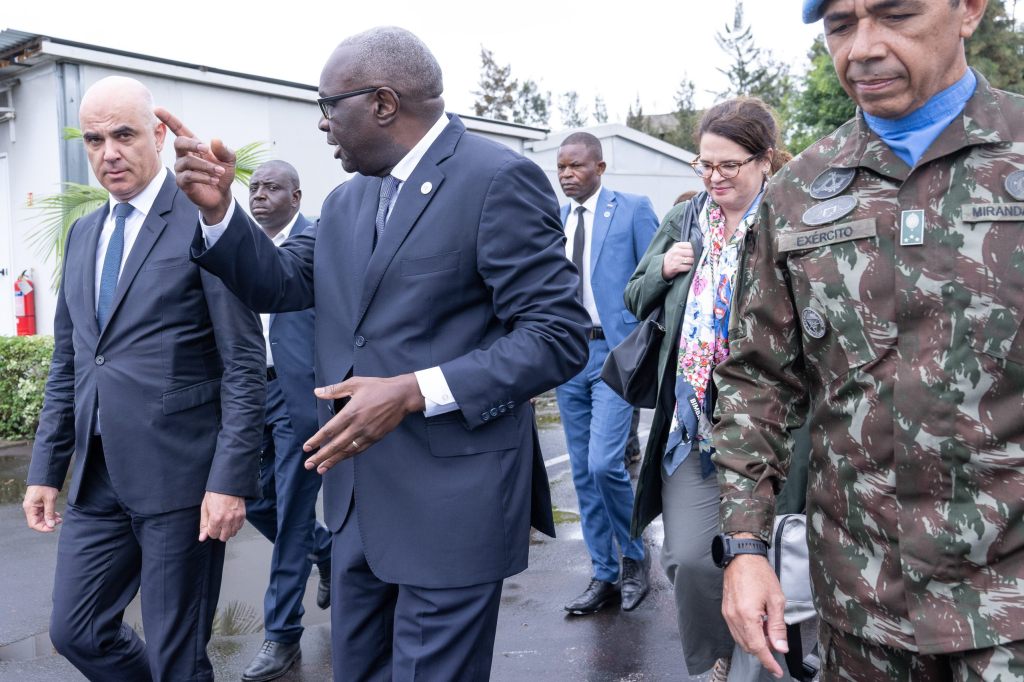 Berset besucht Uno-Einsatzkräfte in Kongo