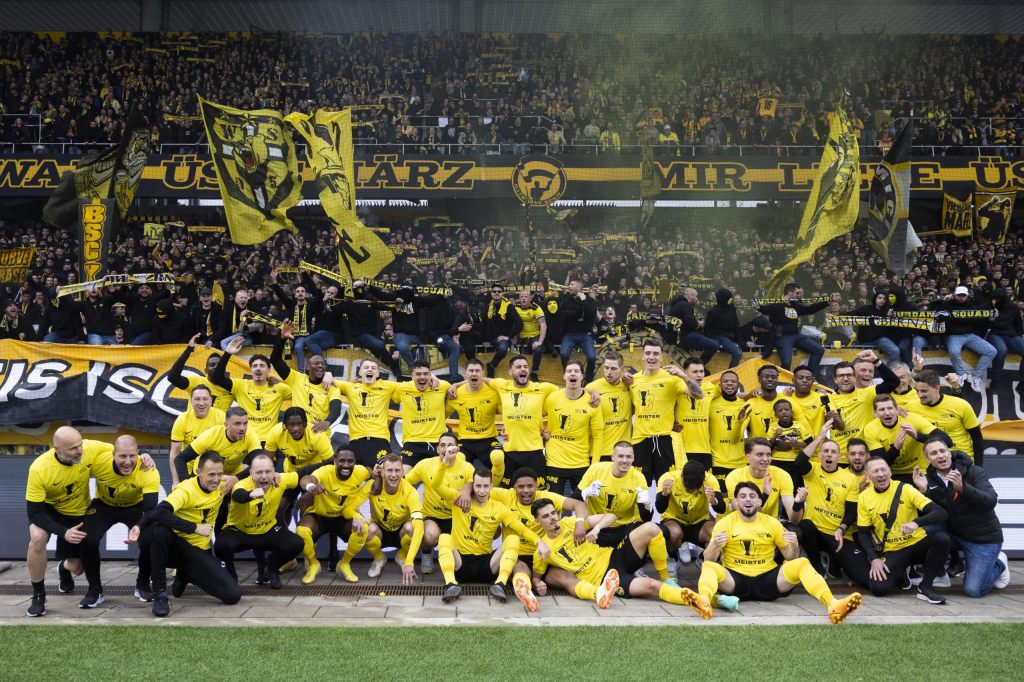 Young Boys feiern ihren 16. Meistertitel