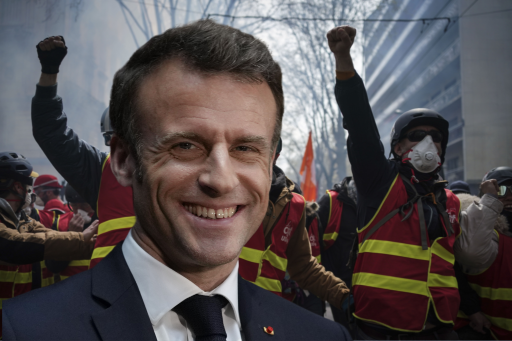 Während TV-Ansprache: Macron verteidigt umstrittene Rentenreform