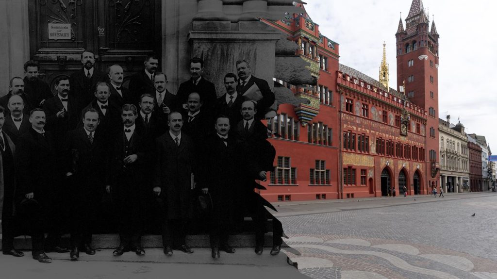 Weshalb vor 104 Jahren Tausende Basler auf dem Marktplatz demonstrierten