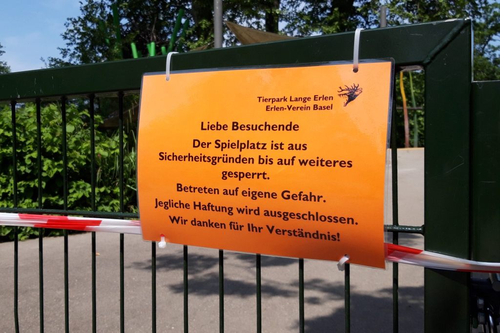 Gefährliche Metalldrähte: Spielplatz Lange Erlen ist vorübergehend geschlossen