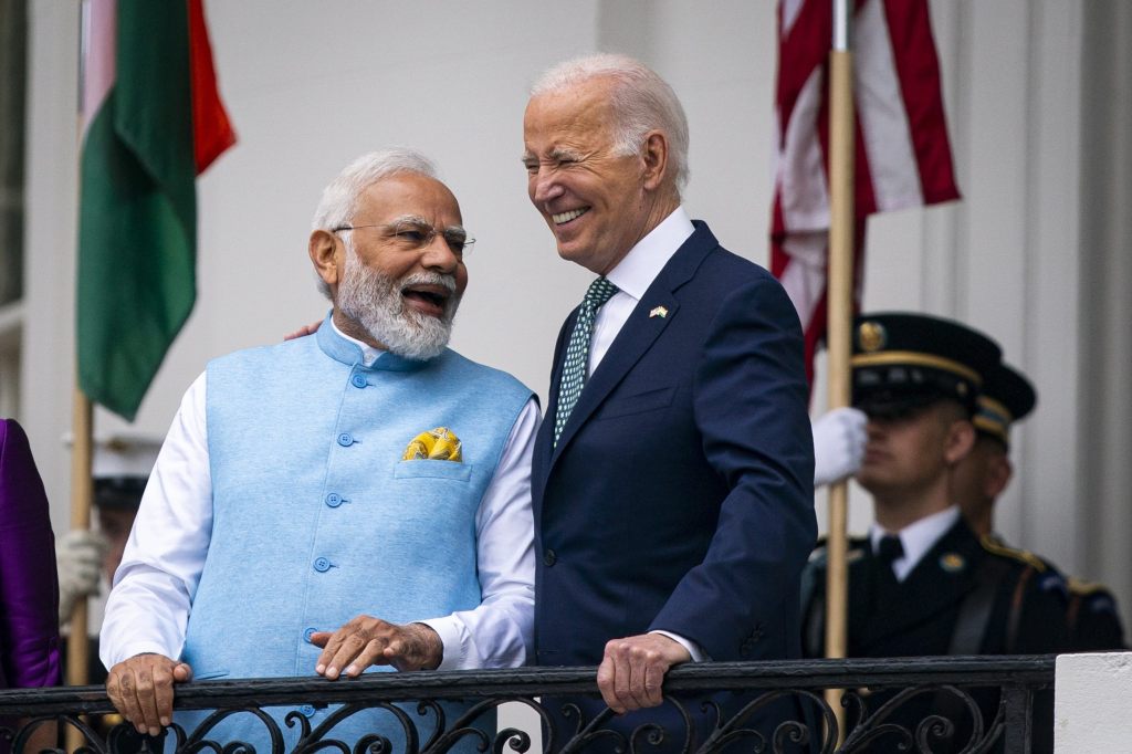 Umstrittener Staatsbesuch aus Indien: Biden empfängt Modi 