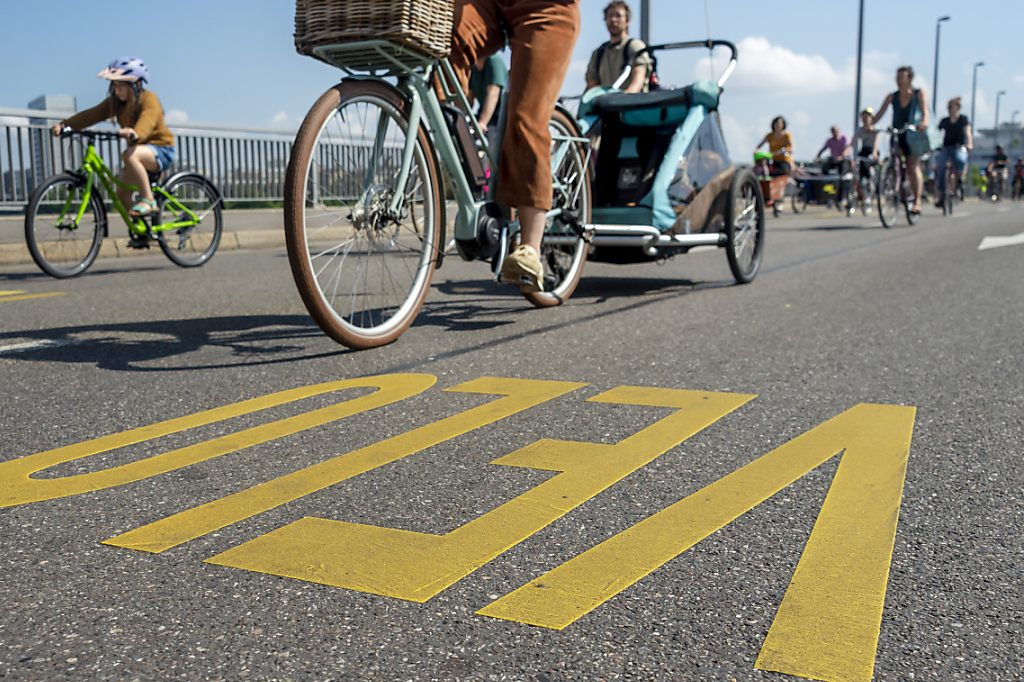 Veloverkehr hat in Basel um zehn Prozent zugenommen