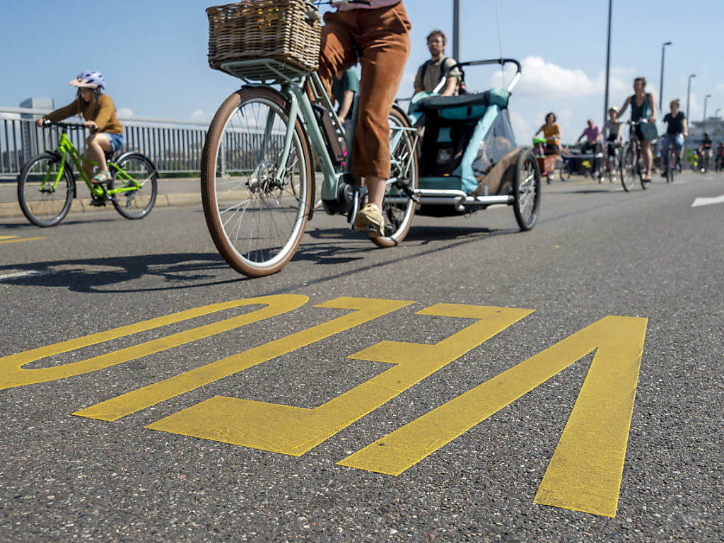 Veloverkehr hat in Basel um zehn Prozent zugenommen