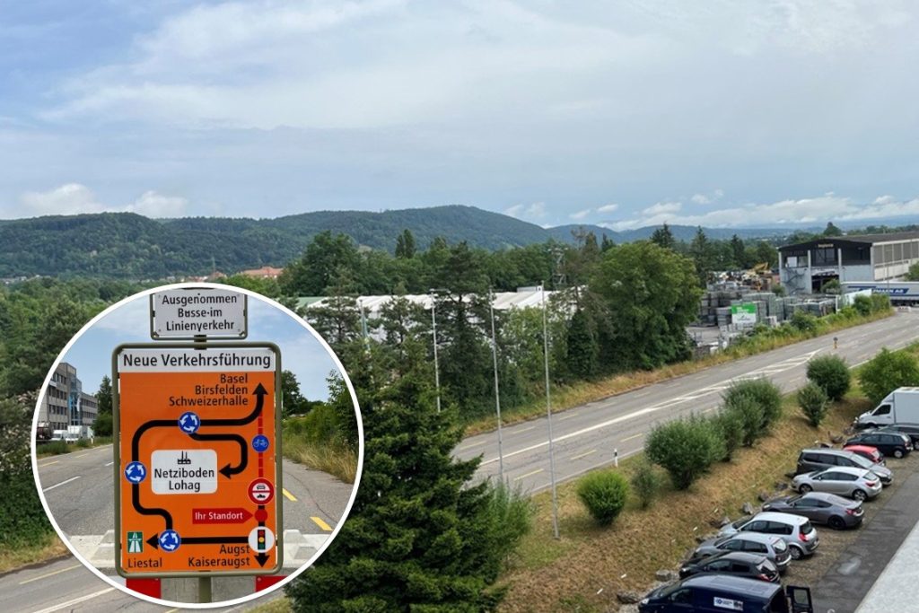 Rheinstrasse in Pratteln soll wieder geöffnet werden