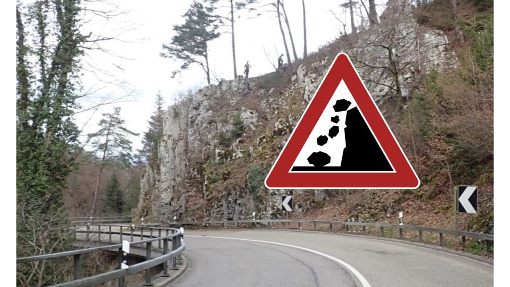 Wegen Steinschlaggefahr: In Ettingen werden Felswände abgebaut