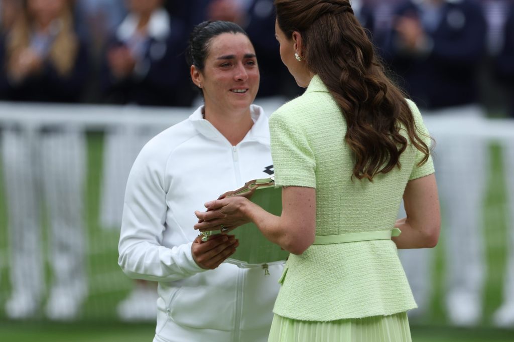 Prinzessin Kate tröstet in Wimbledon Final-Verliererin Jabeur