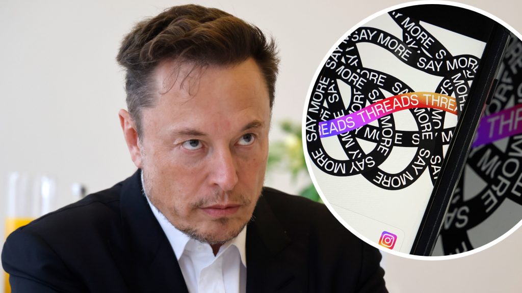 Elon Musk droht Mark Zuckerberg wegen Threads Klage an