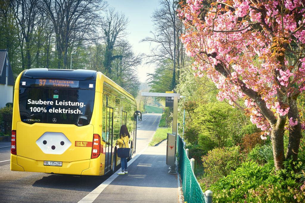 Acht neue Elektrobusse für die BLT-Flotte