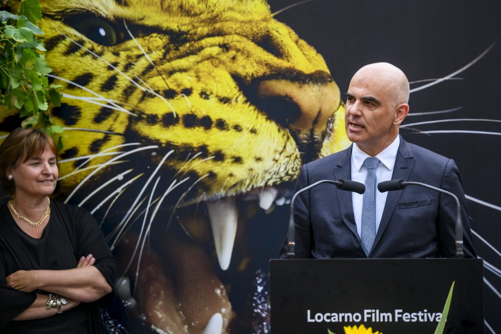 Bundespräsident Alain Berset eröffnet das 76. Filmfestival