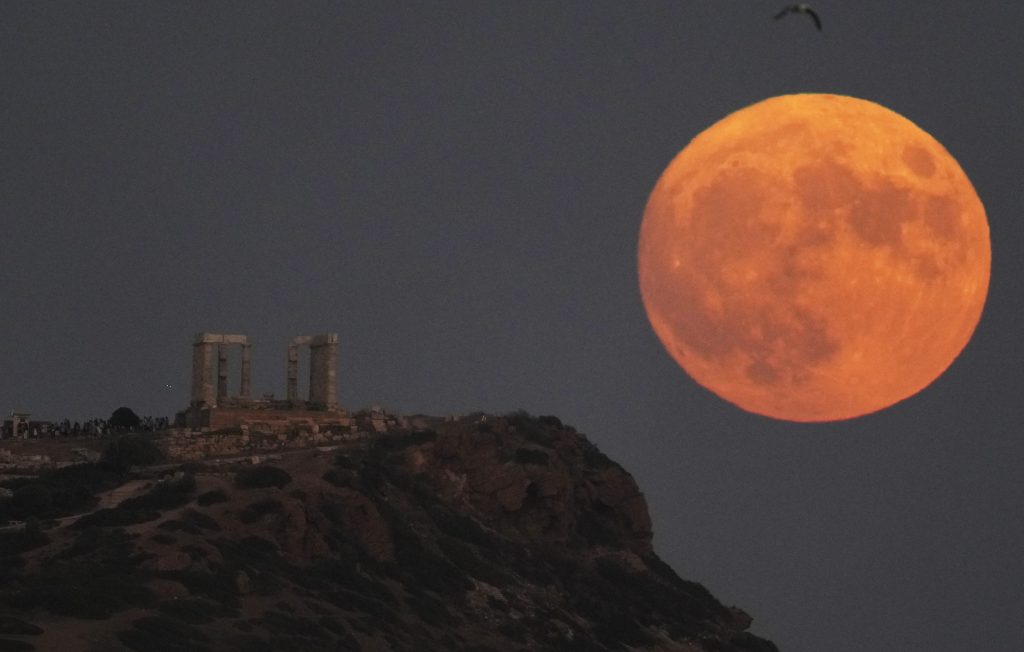 So schön leuchtete der «Blaue» Supermond am Himmel