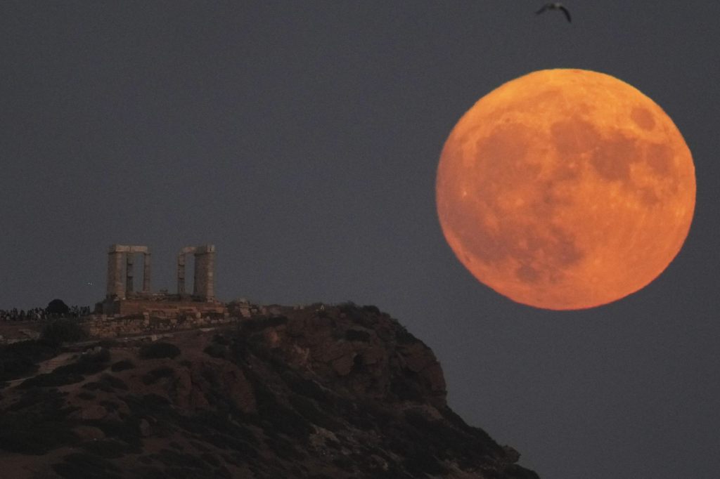 So schön leuchtete der «Blaue» Supermond am Himmel