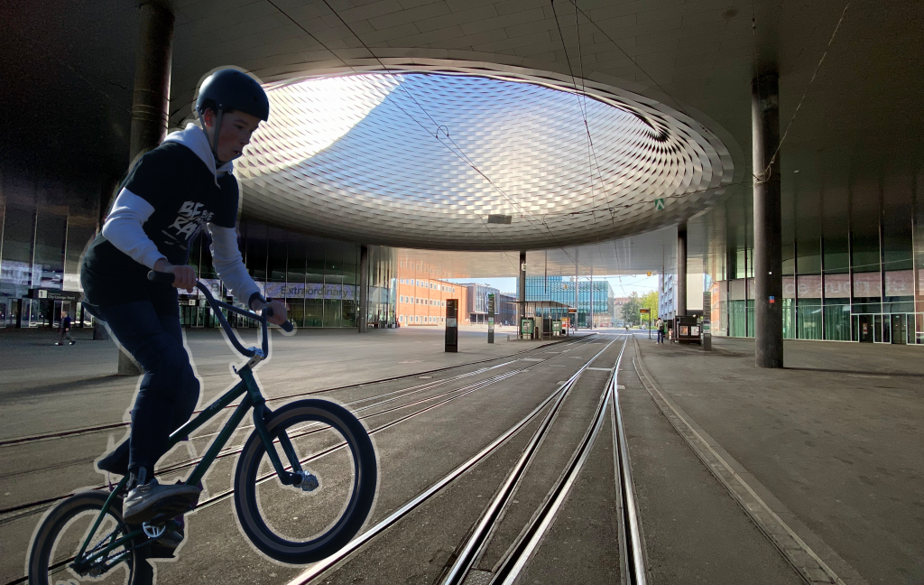 Auf dem Messeplatz kannst du bald BMX fahren