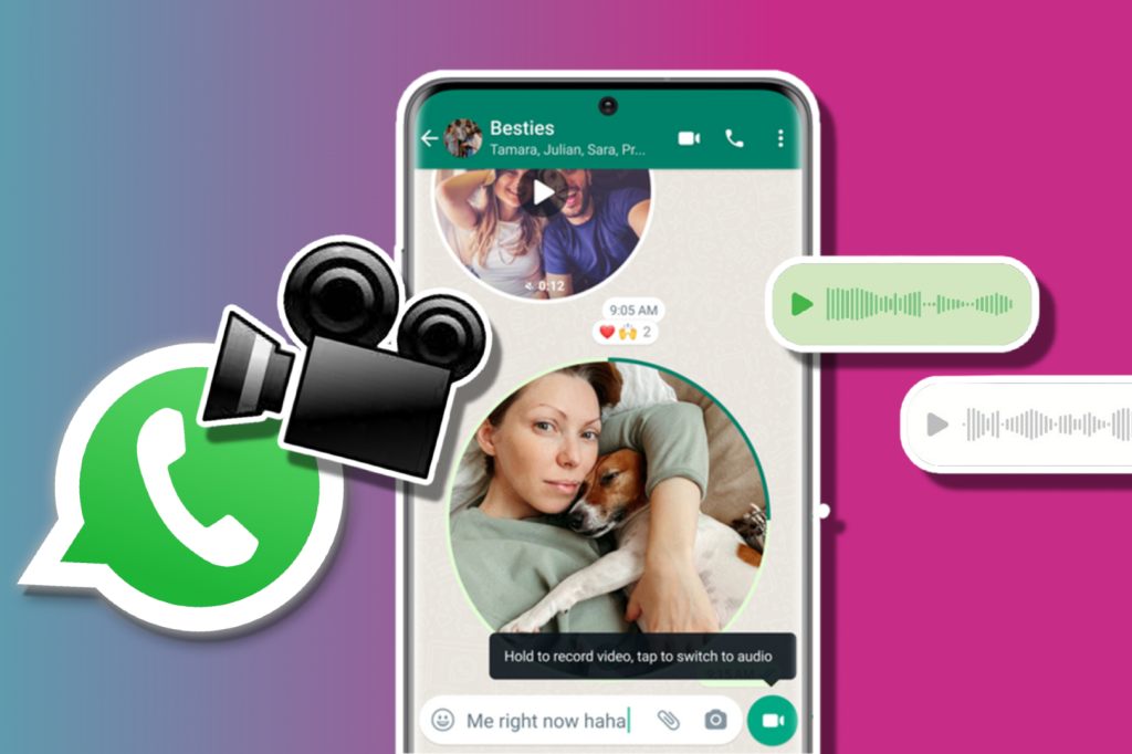 Auf Whatsapp gibt es nun Videonachrichten