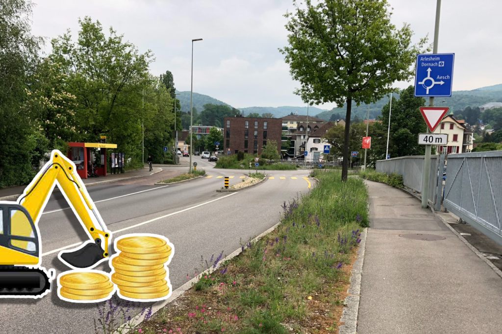 6 Millionen Franken für Ausbau der Reinacher Bruggstrasse