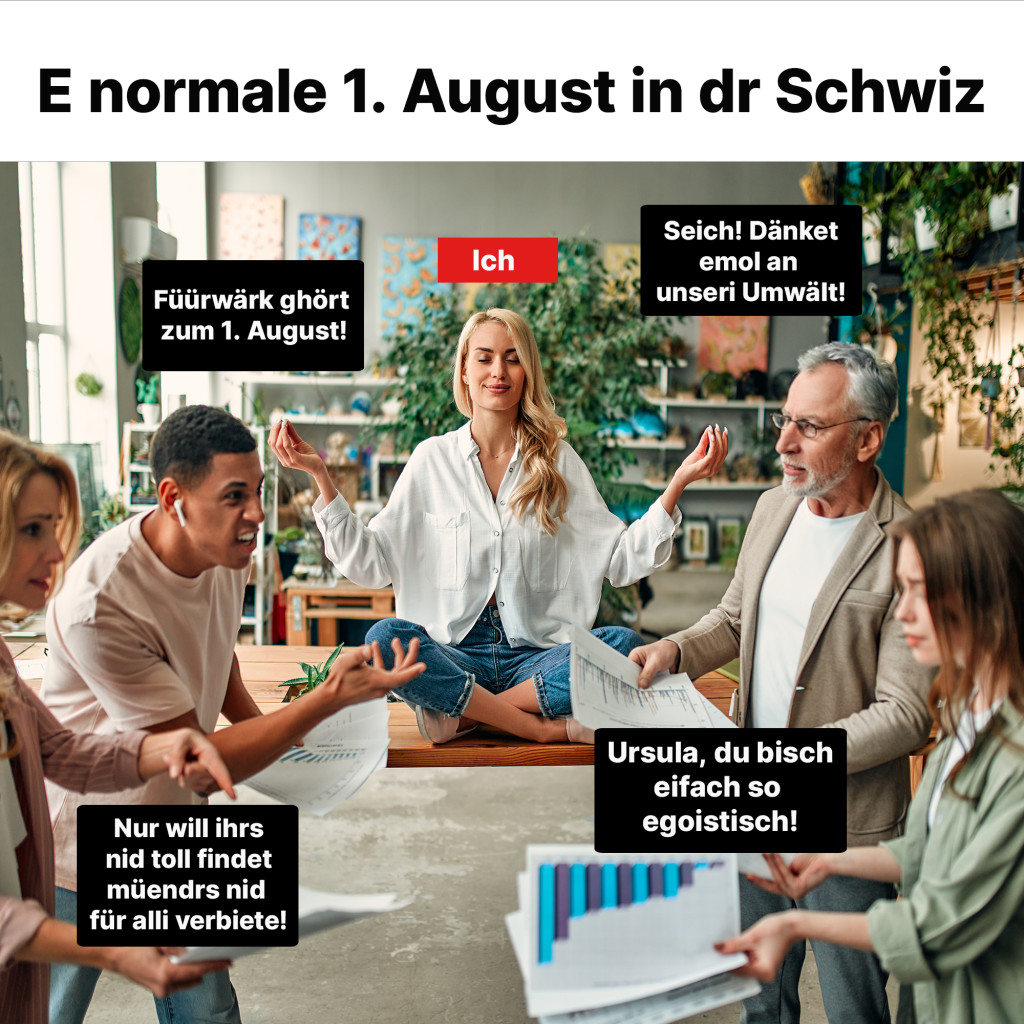 Ein paar knallige Memes zum 1. August