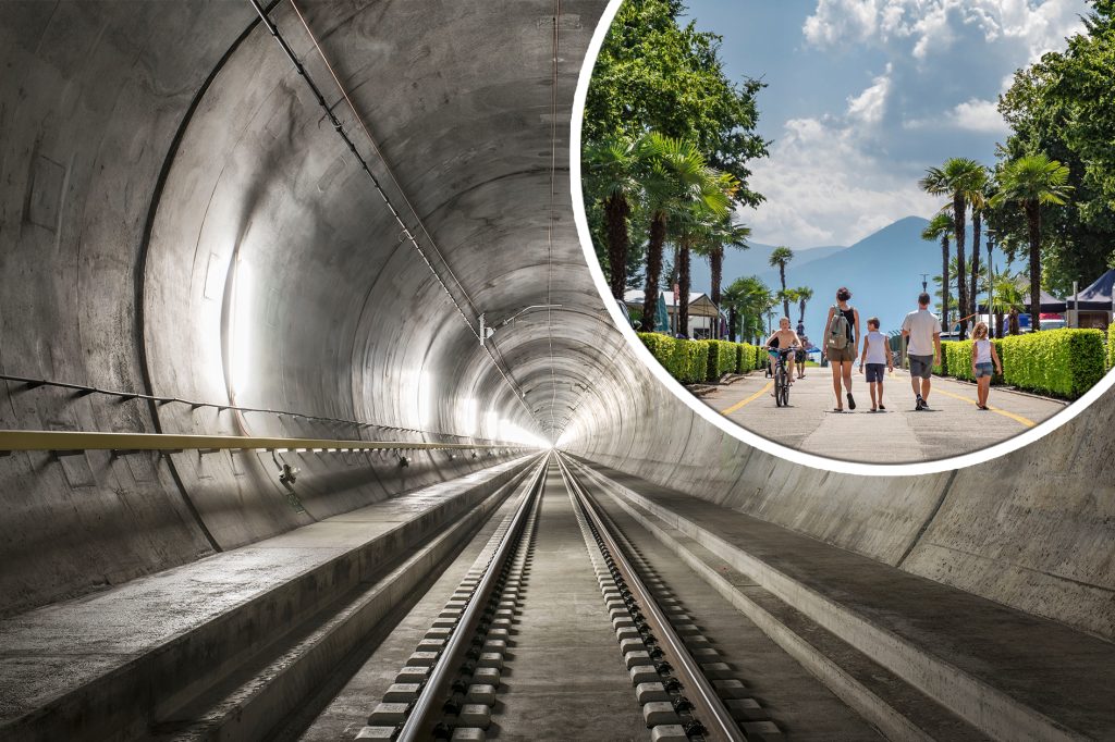 Ab ins Tessin! Oströhre des Gotthard-Basistunnel öffnet wieder