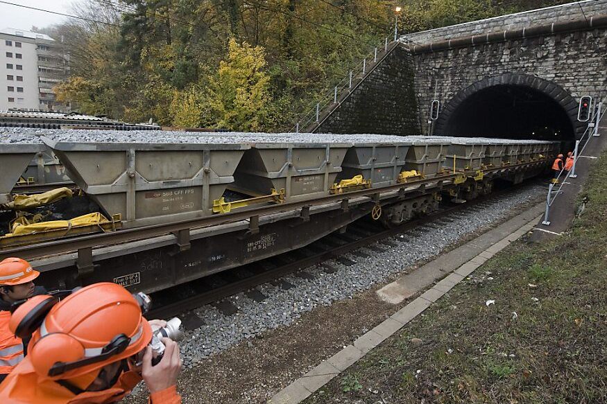 Im Hauenstein-Basistunnel läuft der Betrieb bald mit Einschränkungen