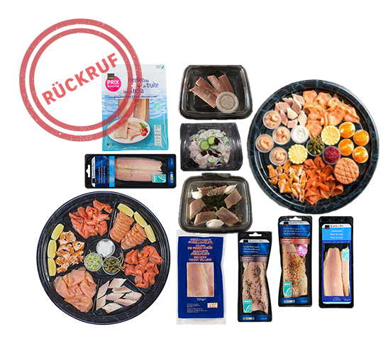 Coop, Migros und Denner rufen Forellenprodukte zurück