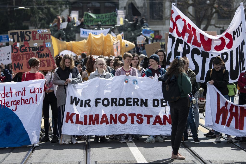 60&#8217;000 gingen in Bern für Klimaschutz auf die Strasse