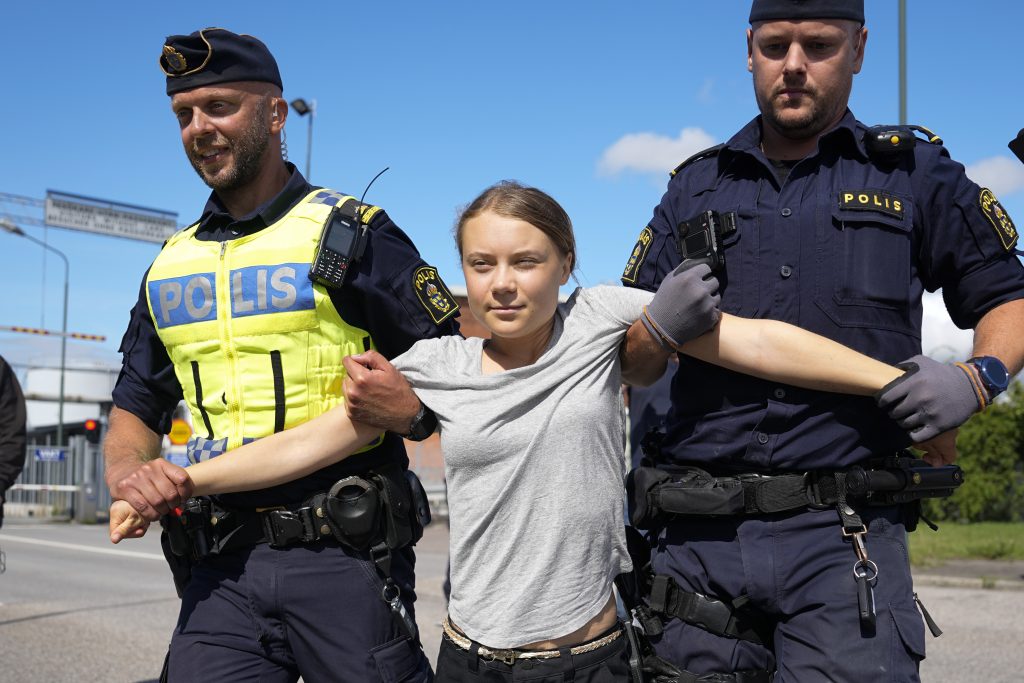 Greta Thunberg erneut angeklagt