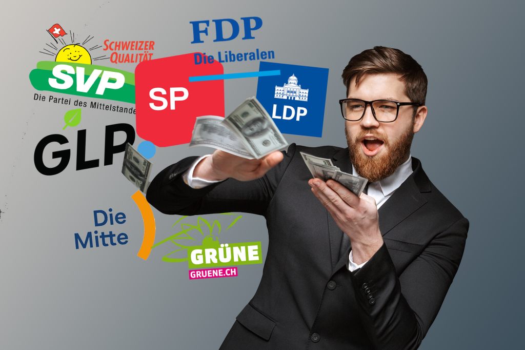 So fliesst das Geld im Wahlkampf