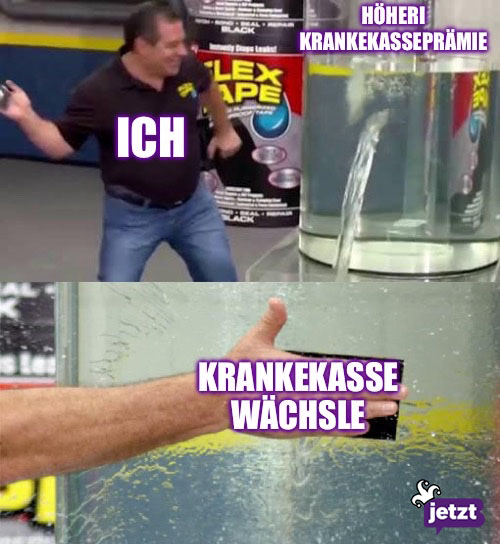 Die Memes zur Prämienerhöhung