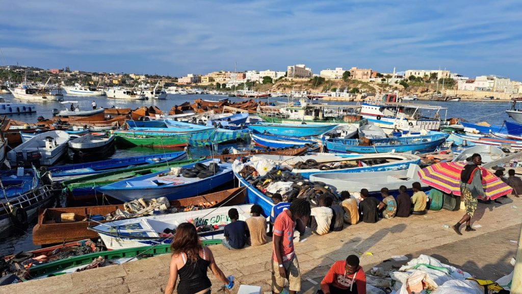 Lampedusa ruft wegen hoher Migrantenzahlen den Notstand aus