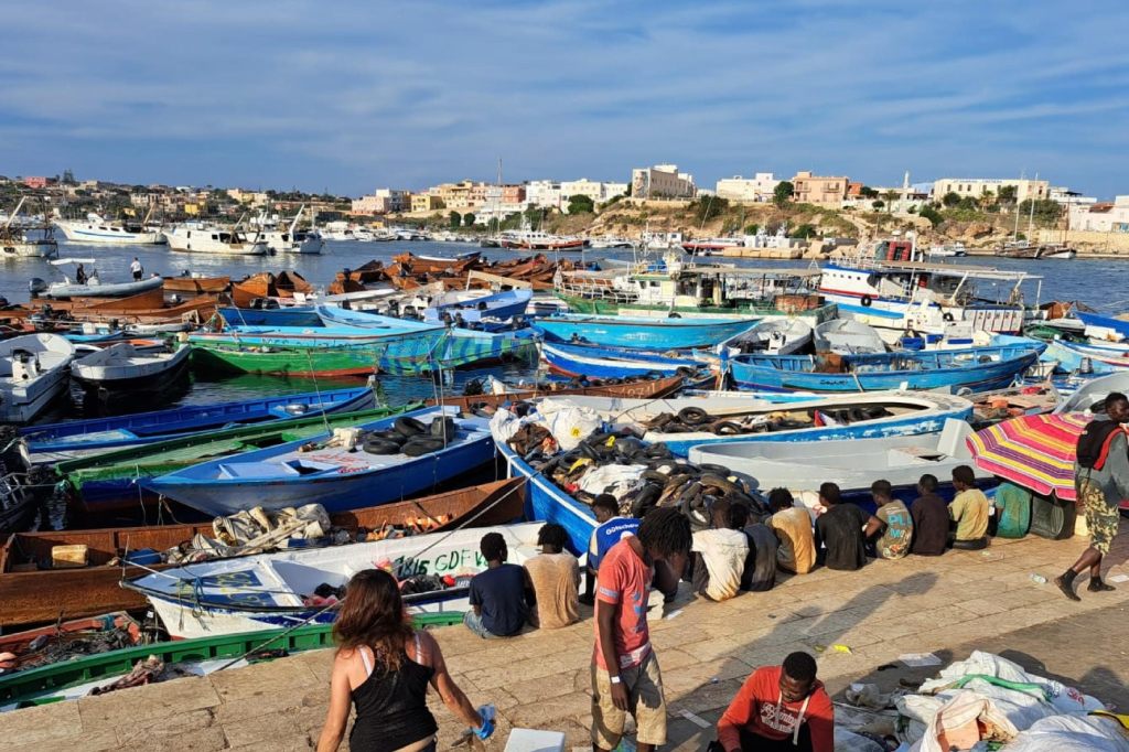 Lampedusa ruft wegen hoher Migrantenzahlen den Notstand aus