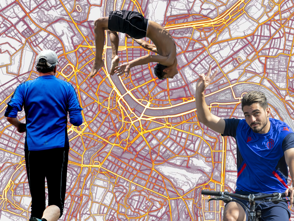 Hier treibt Basel Sport: Karte gibt Einblicke in Hotspots der Stadt