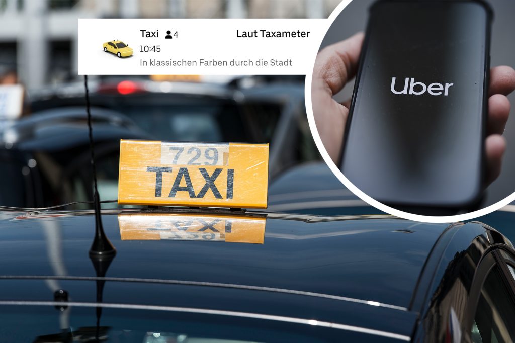Jetzt kannst du dein Taxi über die Uber-App bestellen