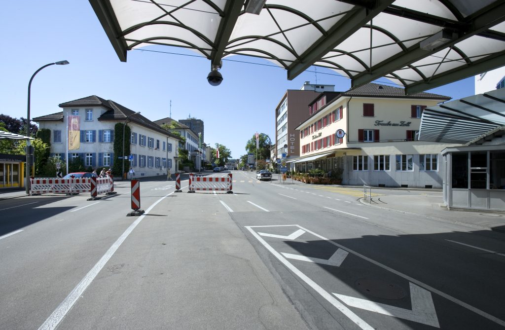 Grenzkontrollen machen sich in der Schweiz bemerkbar