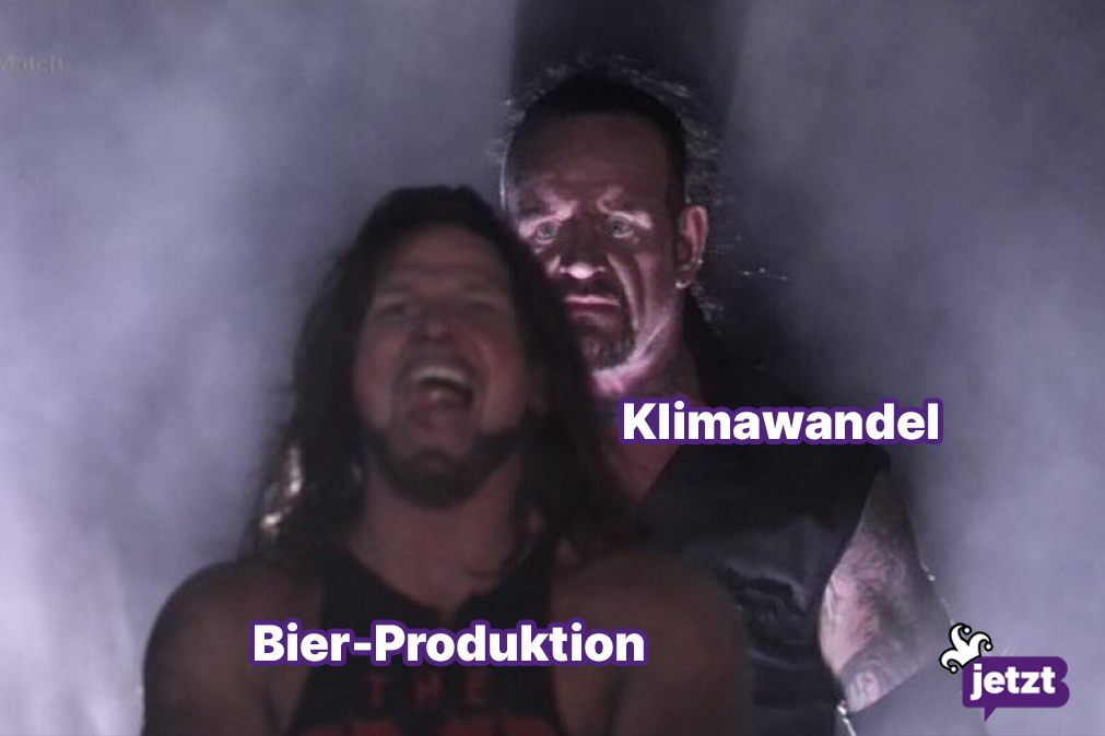 Der Klimawandel bedroht die Bierproduktion? Zeit für ein paar Memes!