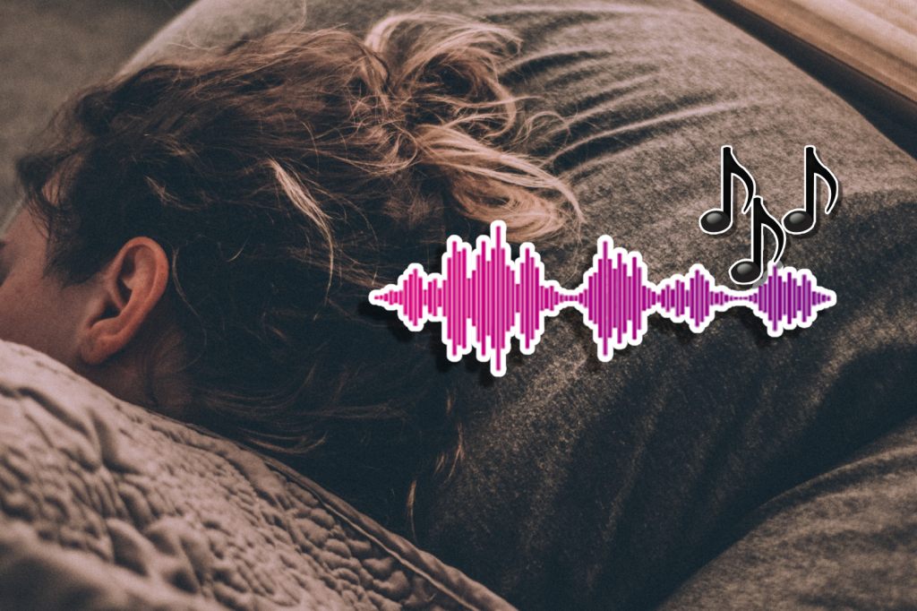 Im Tiefschlaf Pink Noise hören verbessert die Herzfunktion