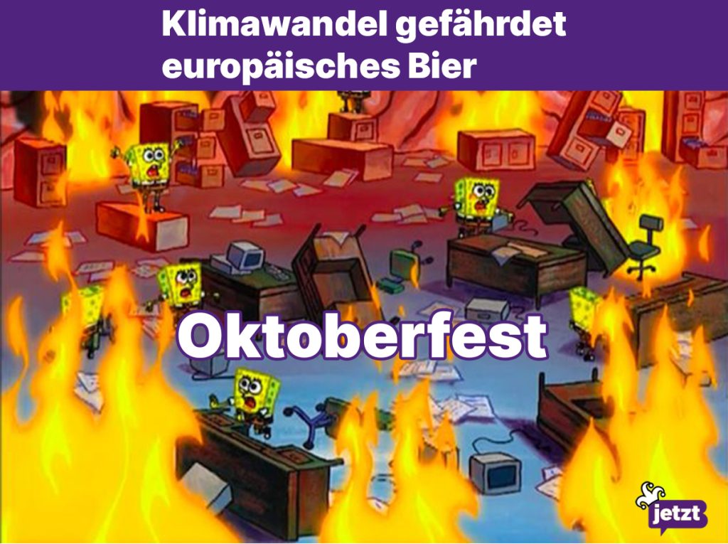 Der Klimawandel bedroht die Bierproduktion? Zeit für ein paar Memes!