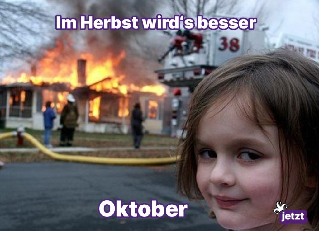 27 Grad im Oktober? Die Memes zur endlosen Hitze